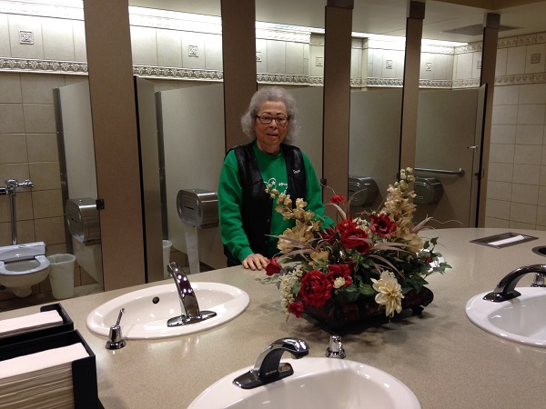 The bathroom at the Fort Smith Airport was more like the Ritz Carlton