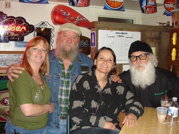 Me, Snowman, Terry Dawn and Huck in 2009