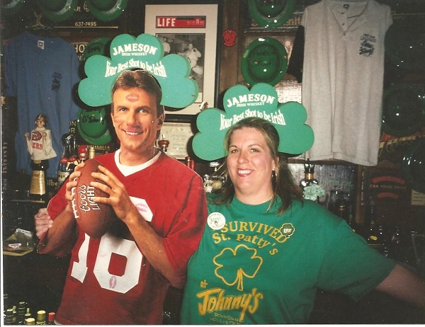 Jeana and our resident Joe Montana. This is her 21st year too. 