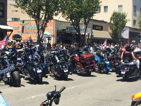 Will we see motorcycles jam onto San Benito Street this July?