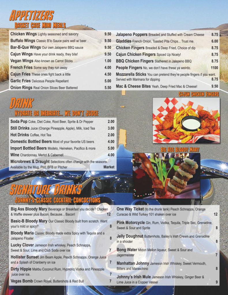 Apps & Drinks Menu