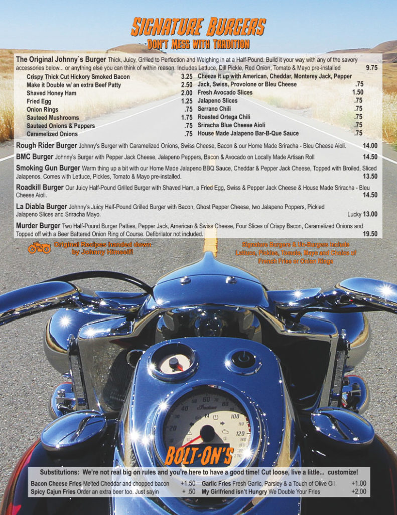 Lunch & Dinner Menu